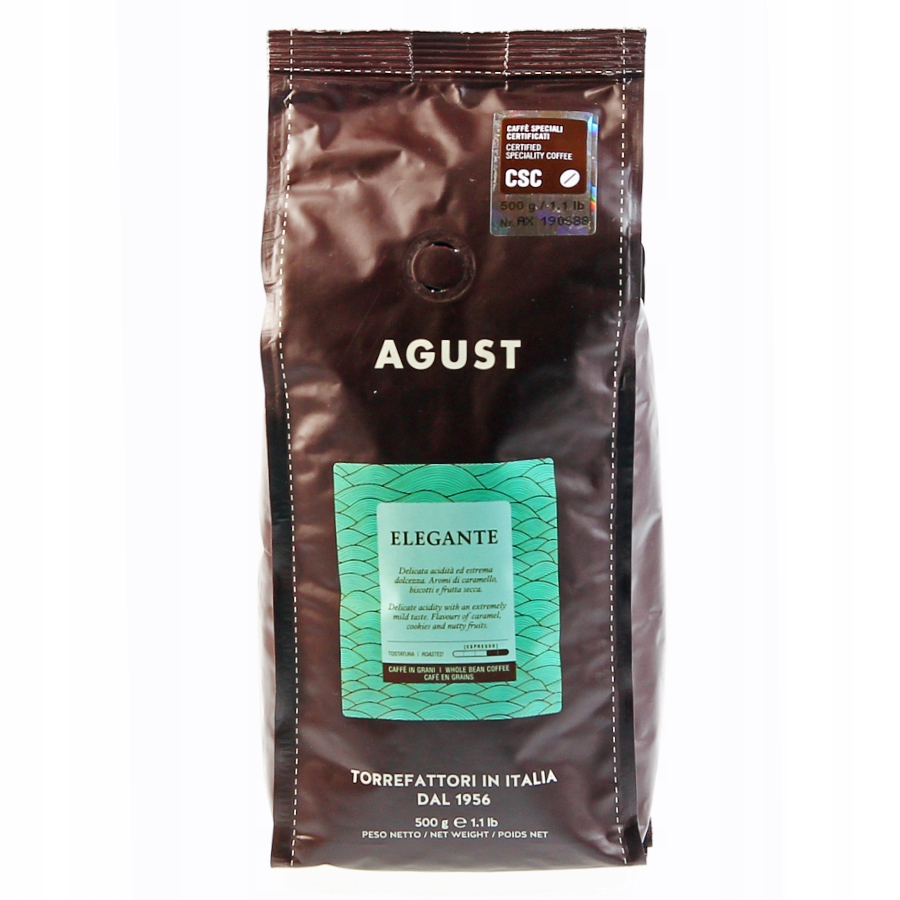 Levně káva zrnková Agust Elegante 500 g