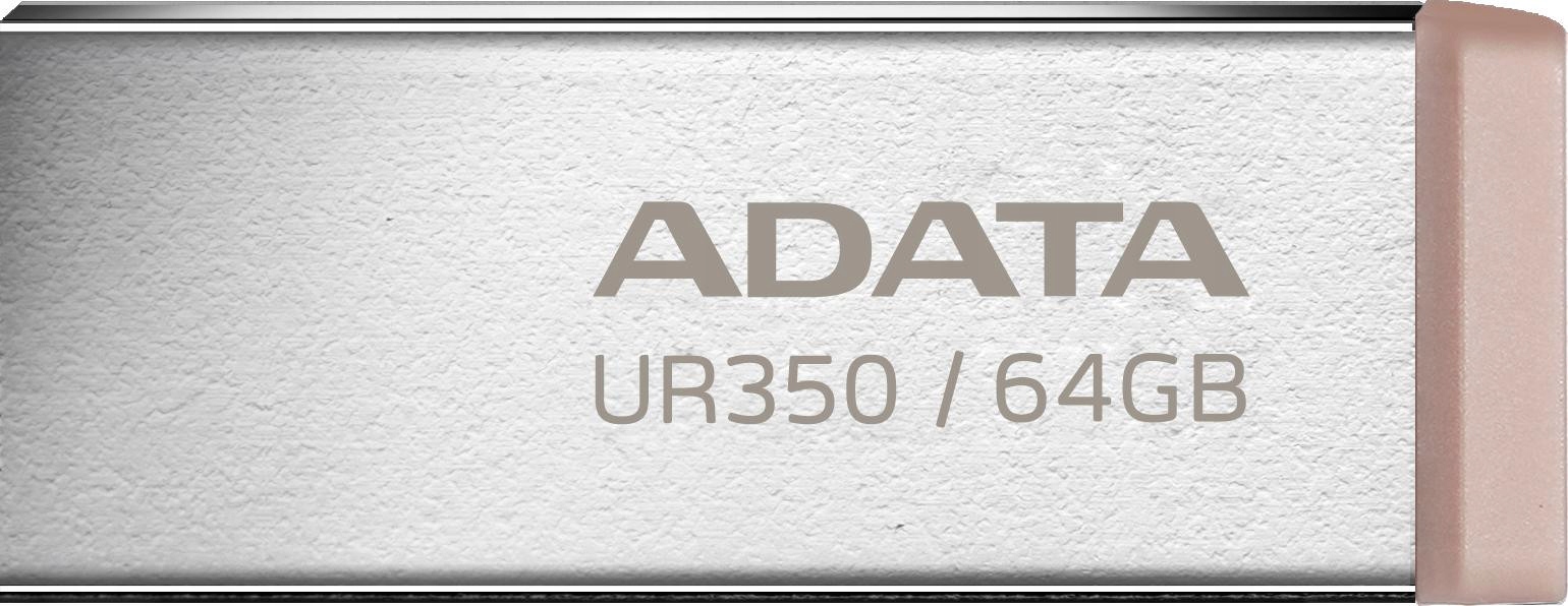 Adata Pendrive UR350 64GB USB3.2 Gen1 Metal brązowy