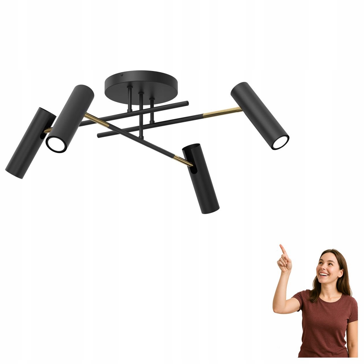 Stropní svítidlo s bodovým osvětlením Axion 4323 Luminex