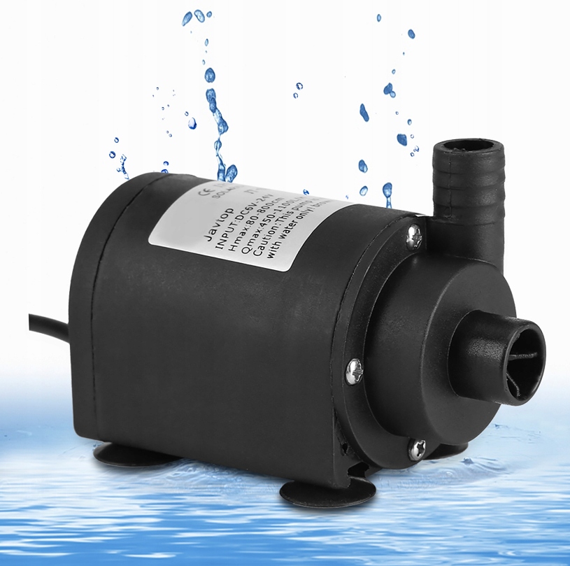 POMPKA POMPA DO WODY CIECZY OBIEGOWA 24V 1000L/H Wydajność pompy l/h 501 - 1000 l/h