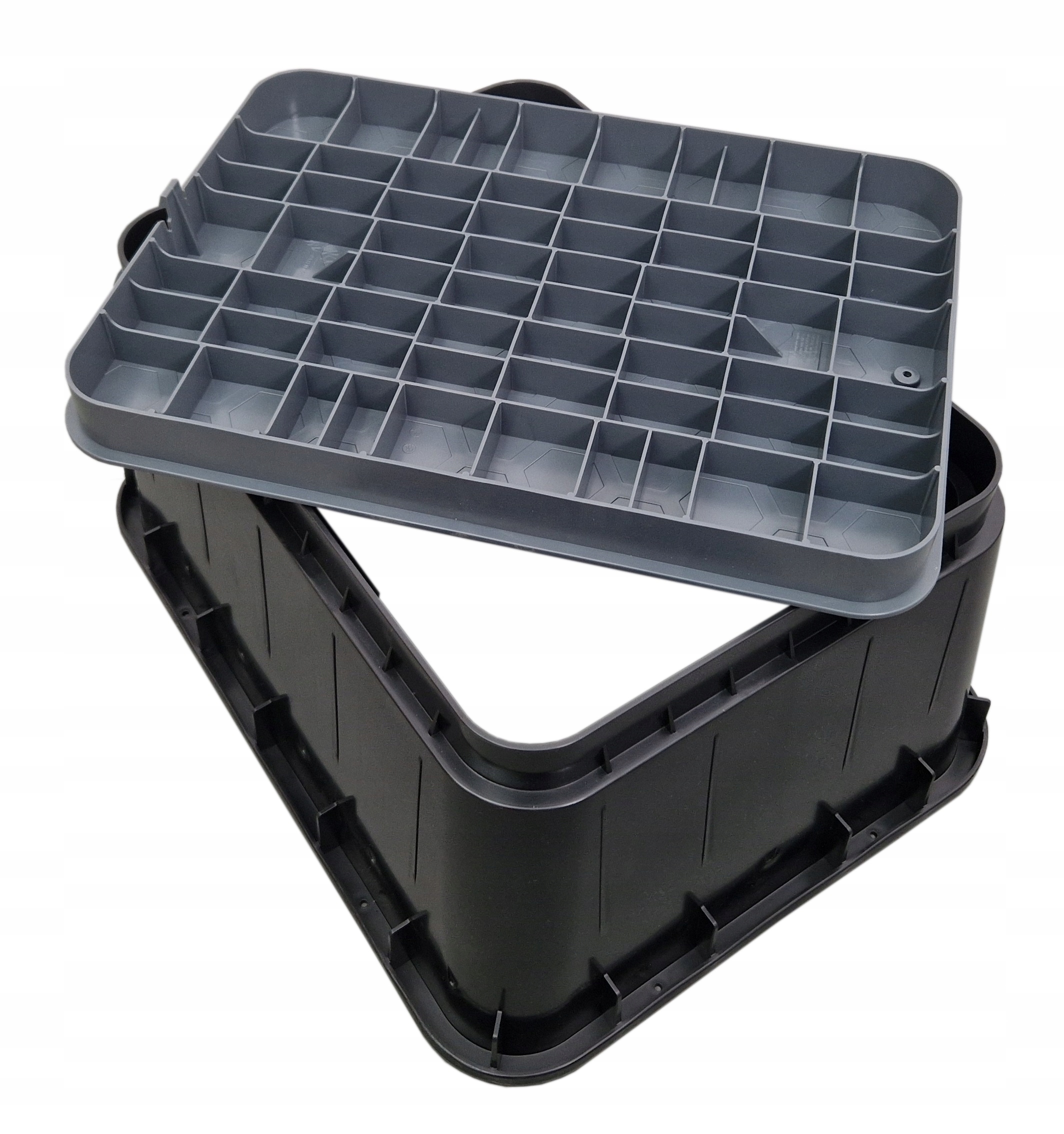 Skrzynka Zaworowa Jumbo-Hide miejsce na 6 elektrozaworów duża szara