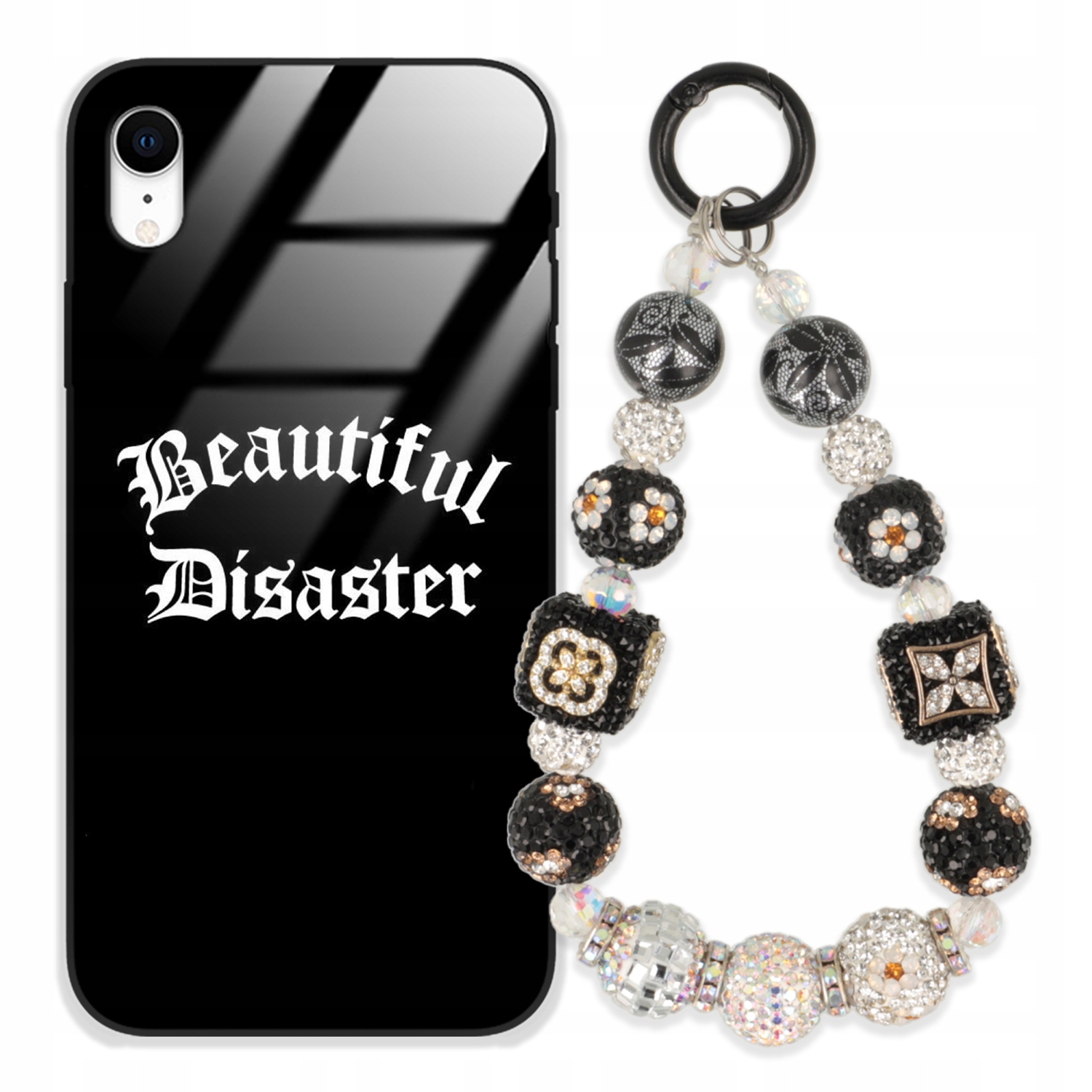 Pouzdro Pro Iphone Xr Case Glass| Přívěsek Na Klíče Elegantní Kryt Premium Vzory