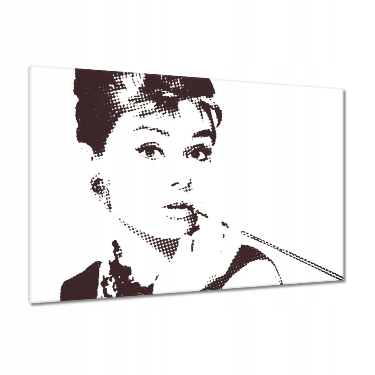 

Obrazy 120x80 Audrey Hepburn Cygaretka