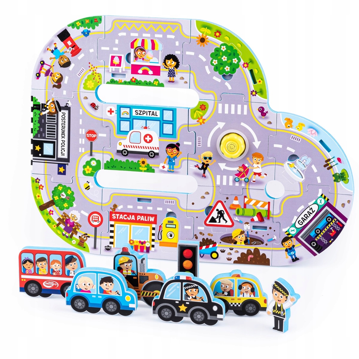 DUMEL DISCOVERY PUZZLE DZWIĘKI WOKÓŁ NAS MIASTO Marka Dumel