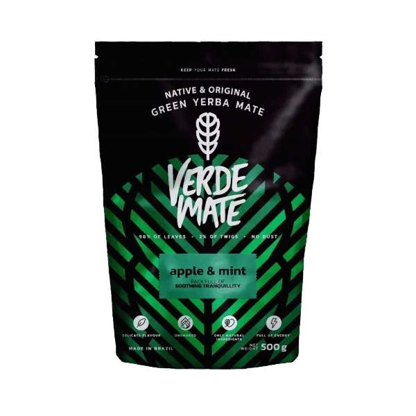 Verde Mate Jablko & Máta 0,5 kg