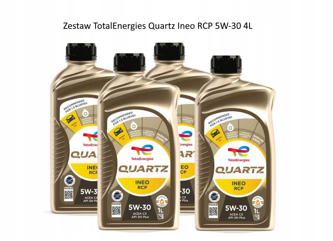 4L Zestaw TotalEnergies Quartz Ineo Rcp 5W-30, Psa Stellantis FPW9.55535