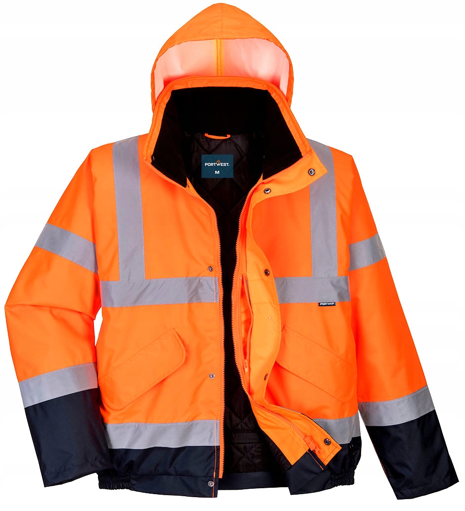 Výstražná zateplená bunda bomber Portwest S266 Onr vel. 2XL