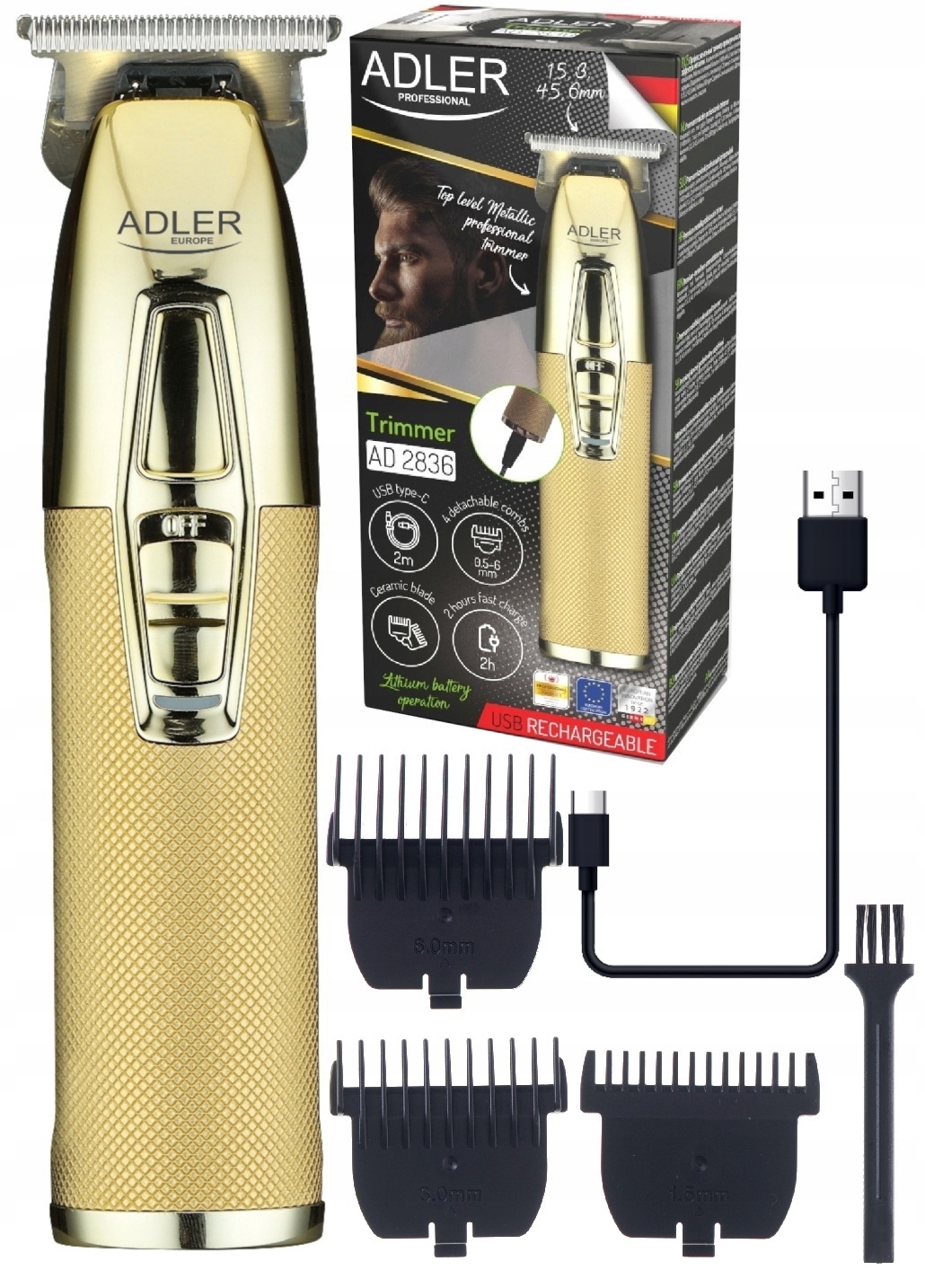 Strojek Na Stříhání A Holení Vlasů A Hlavy Zastřihovač Vousů Holicí Strojek