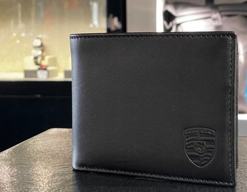 Kožená peňaženka Porsche čierna originálna Darček