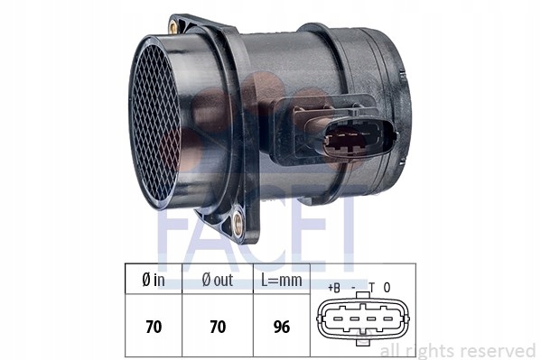 PRZEPLYWOMIERZ POWIETRZA FACET Part manufacturer Facet