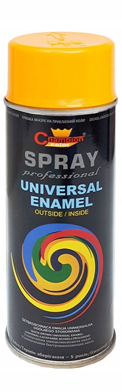 

Farba spray uniwersalna 400ml Ral 1003 żółta jasna