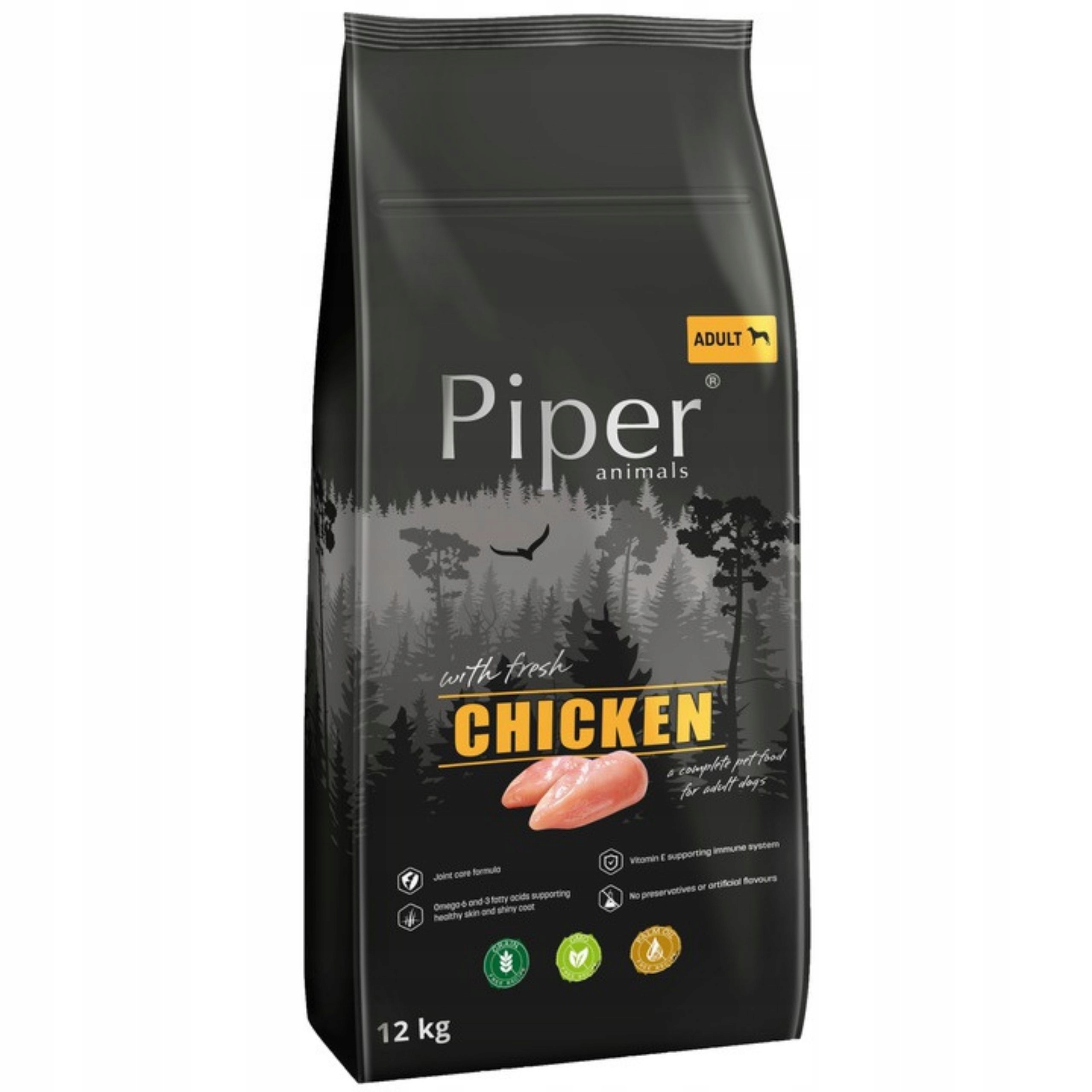 Levně Dolina Noteci Dolina Noteci Piper Animals Adult s kuřecím masem 12 kg