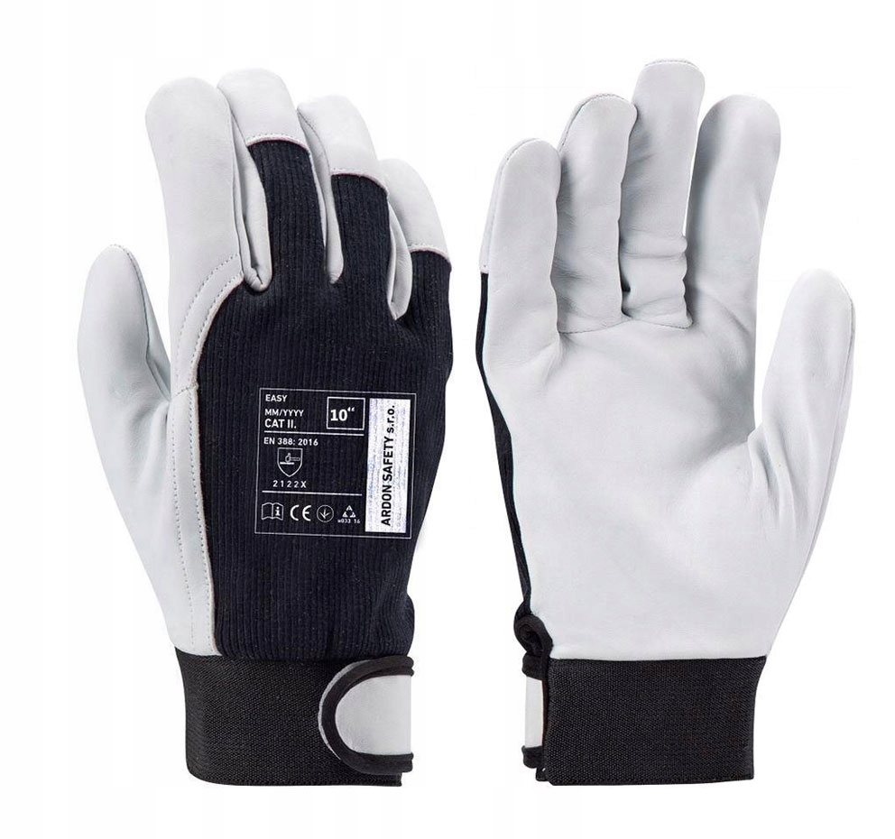 

Rękawice Robocze Wzmacniane Skórą Ardon Easy 10/XL