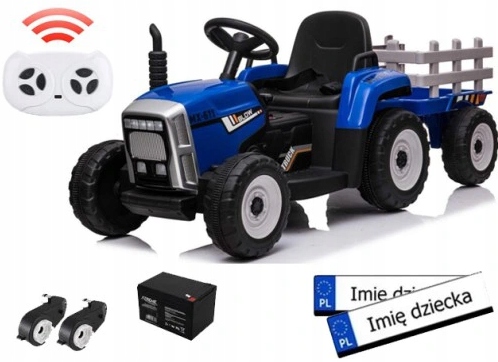 Traktor na akumulator z Przyczepką Pilot 137cm 12V