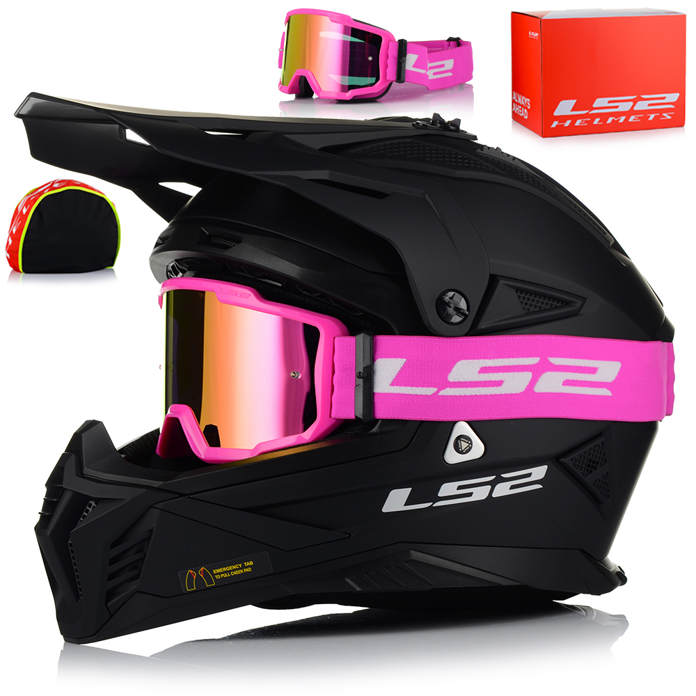 Motocyklová Prilba LS2 MX708 Fast II Okuliare Lehký Enduro Cross Štvorkolka Atv