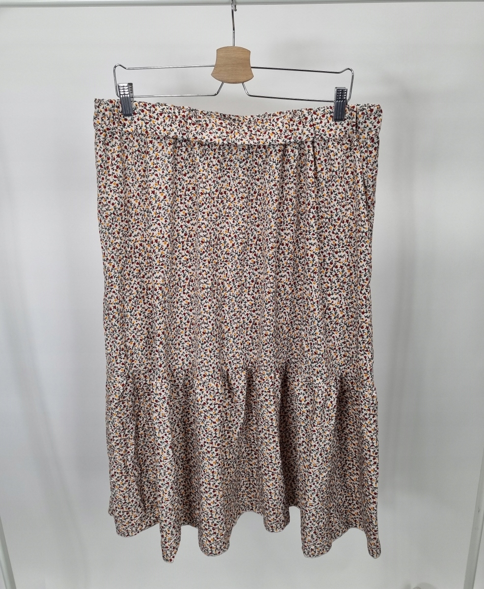 SHEIN SPÓDNICA MIDI W KWIATY XXL 656