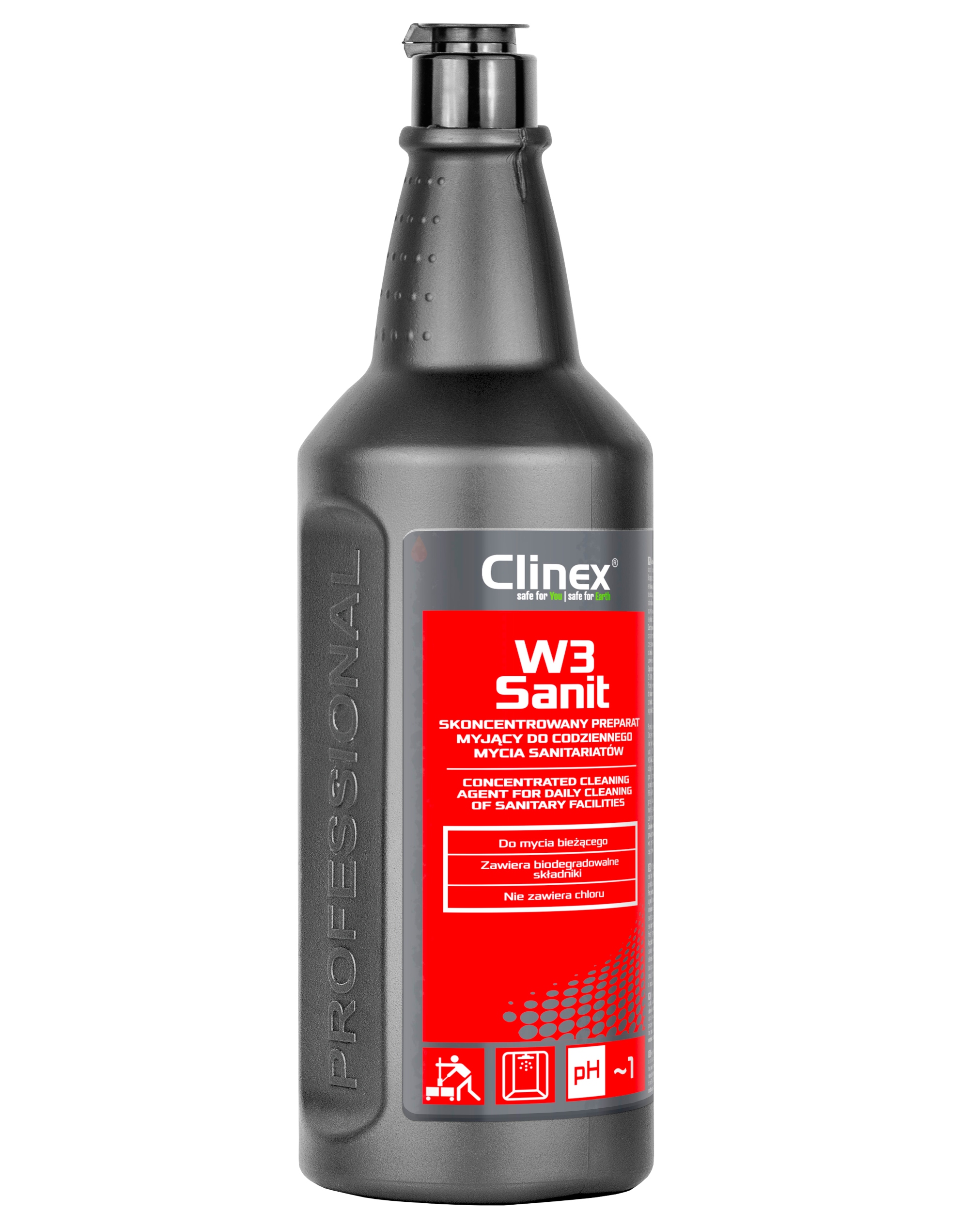 

Clinex W3 Sanit 1l Skoncentrowany do sanitariatów