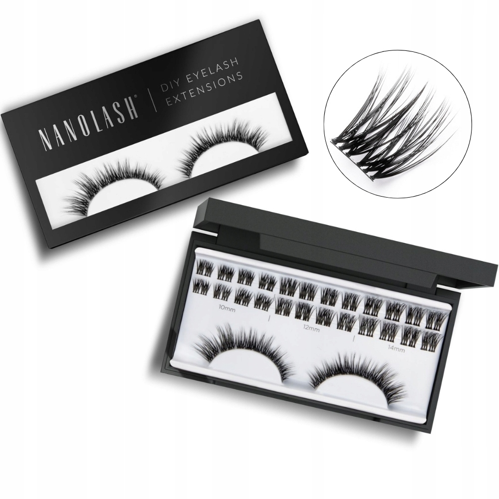 Rzęsy bondingowe do samodzielnej aplikacji Heartbreaker Nanolash 36 kępek