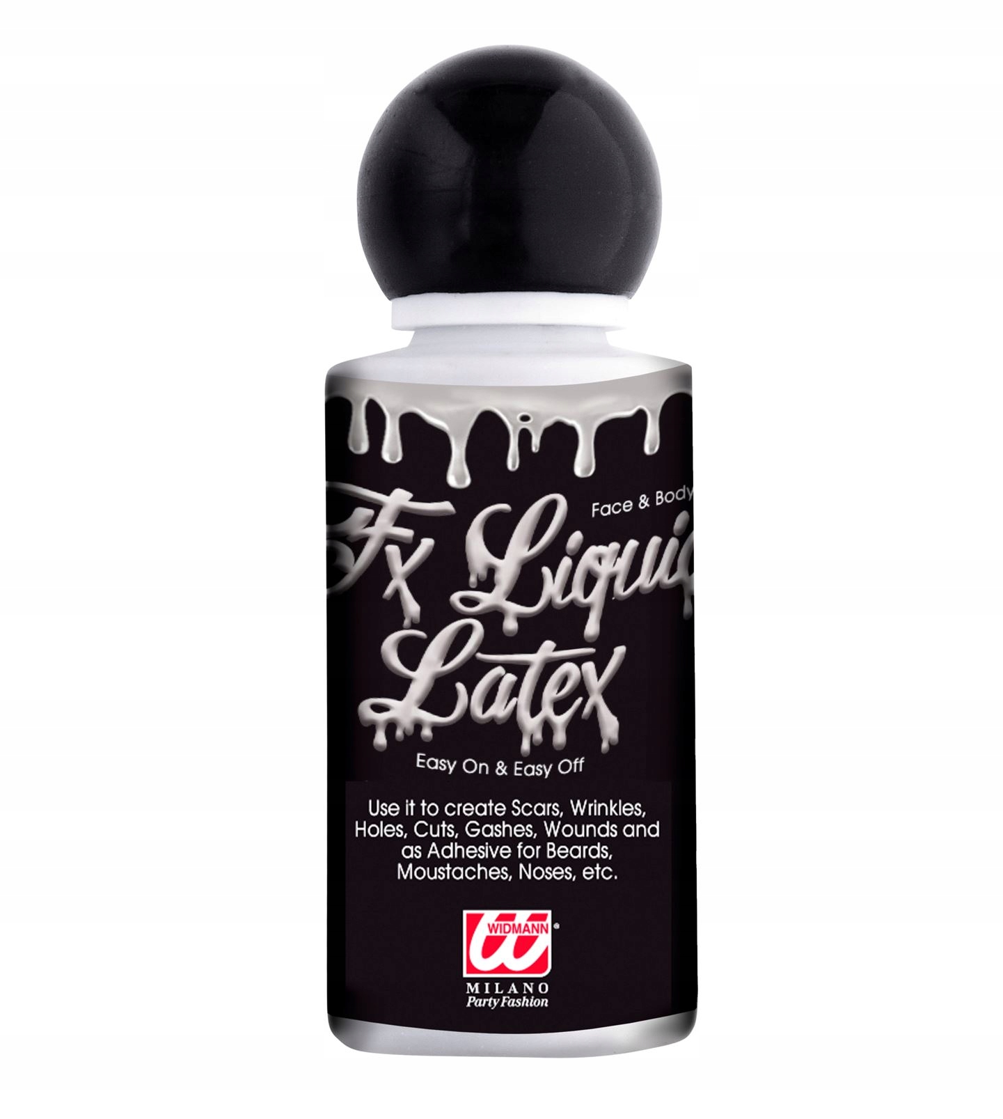 Latex w buteleczce 28 ml - Czarny Makijaż Na Halloween Typ atrybut