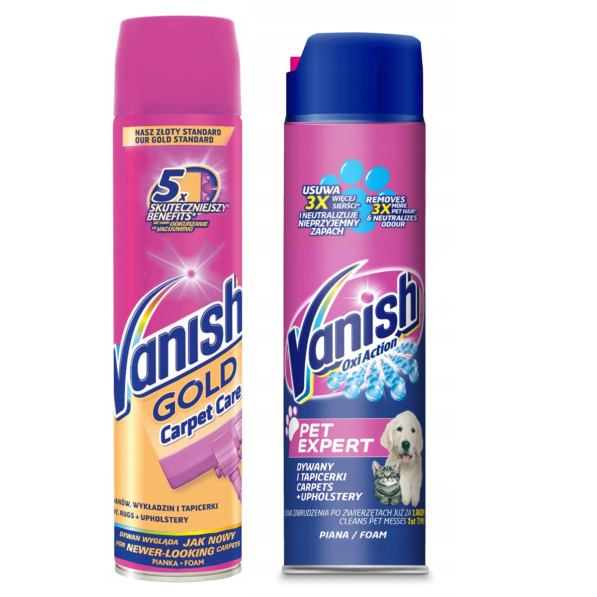 

Zestaw Vanish Pianka do czyszczenia dywanów 1200ml