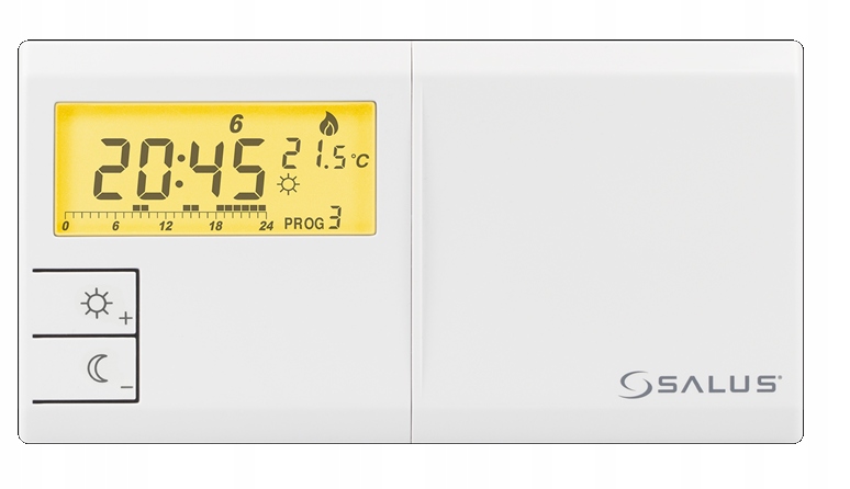 STEROWNIK 091FLRFV2 REGULATOR TEMPERATURY BEZPRZEWODOWY TERMOSTAT TYGODNIOW Marka Salus