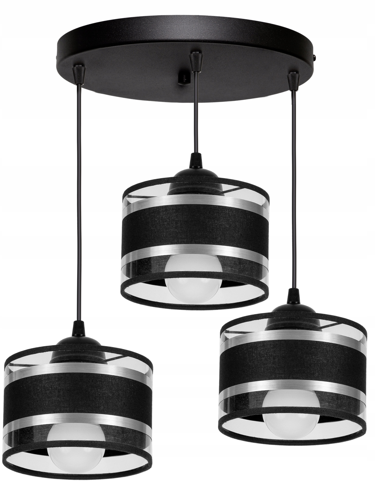 

Lampa Wisząca Sufitowa Żyrandol Abażur Nowoczesna