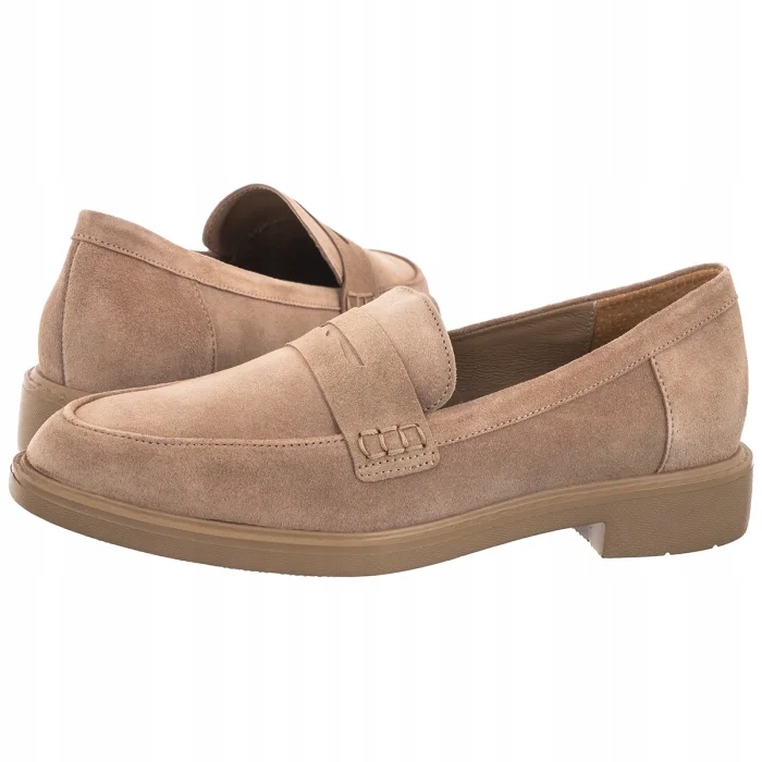 Dámské boty Mokasíny Ryłko Béžové Velurové 2SS14_X_ _4BV