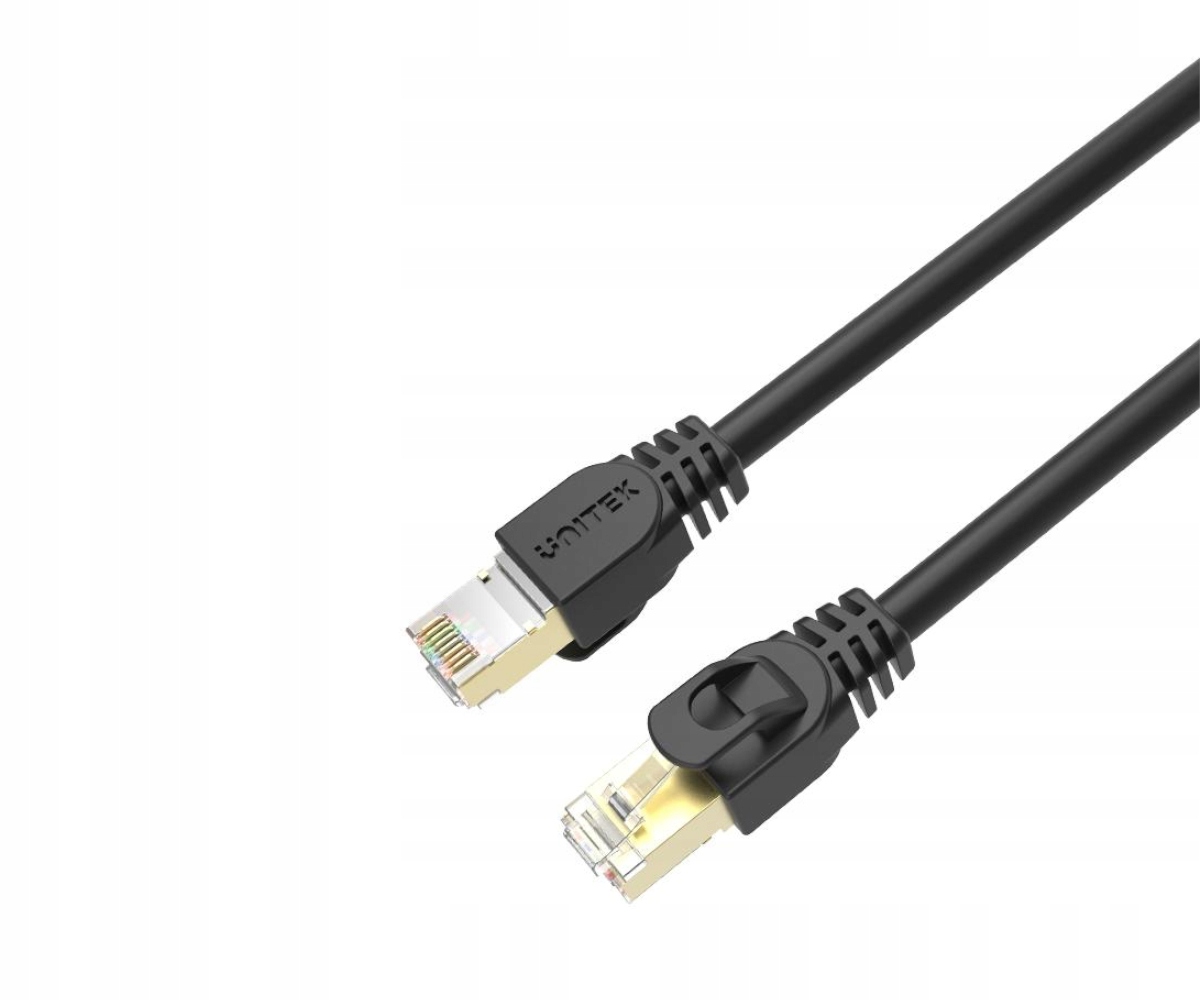 Kabel przewód sieciowy Unitek RJ-45 RJ-45 Sstp S/ftp kat.7 20m Czarny