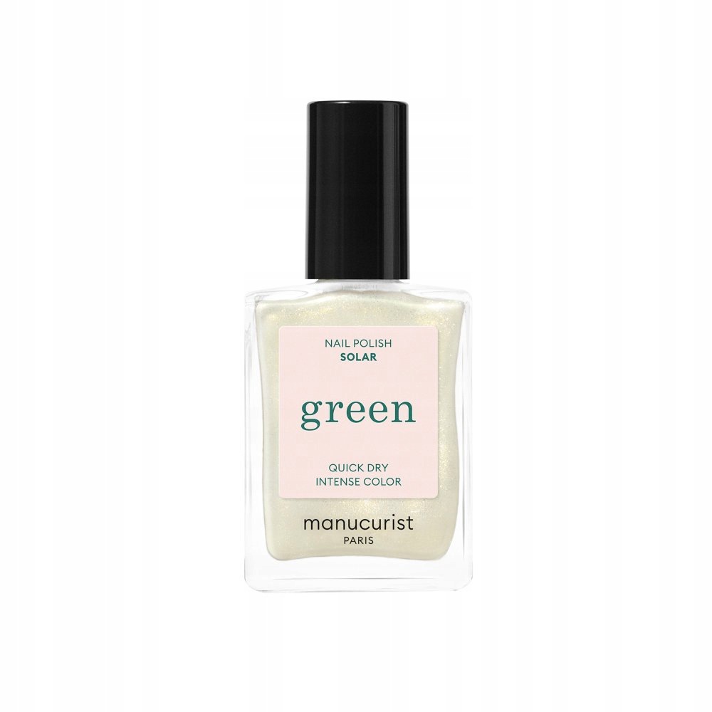 Lak na nehty Manucurist Green, veganský odstín Solar, 15 ml