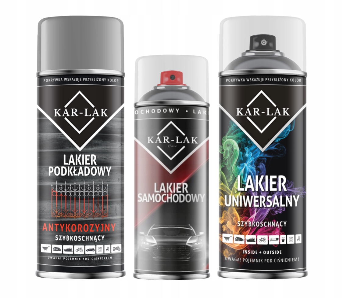 Kia D5 D5U Zestaw Lakierów Samochodowych Podkład Baza Klar Kar-lak 1000ML
