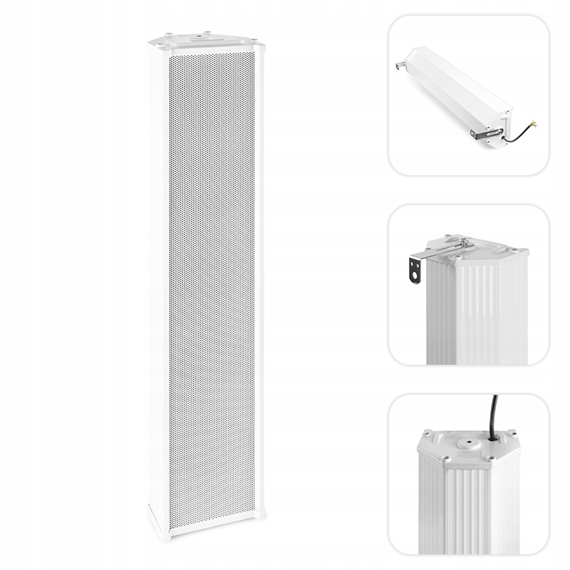 Głośnik kolumnowy duży 50W 100V Do Kościoła