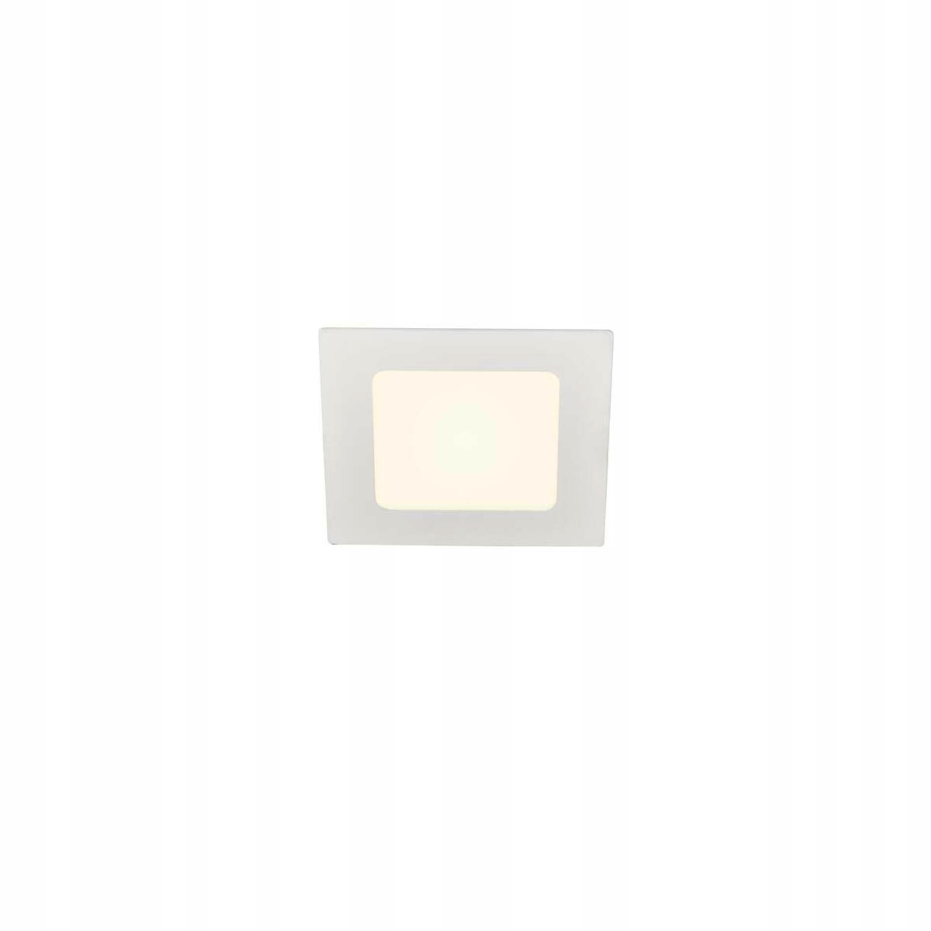 Led zápustné svítidlo Slv Senser 12 DL bílé 4000K 440lm 115x115mm