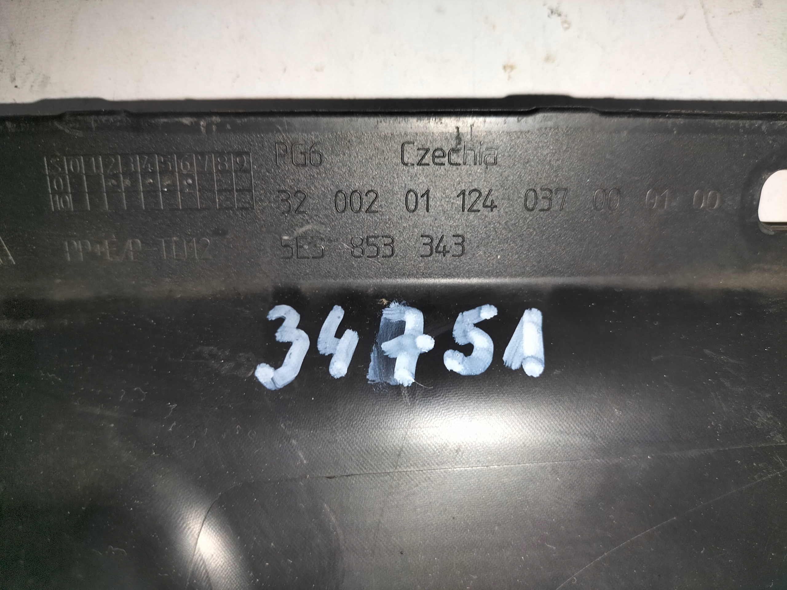 cover cap supports front SKODA OCTAVIA 4 IV 19