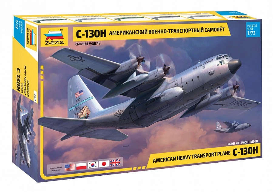 Zvezda 7321 1/72 C-130H Hercules Polské Malování!!!