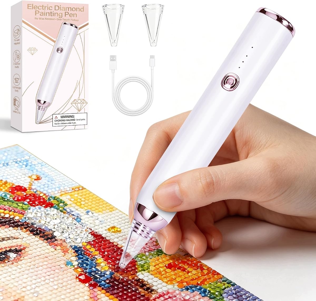 Elektrické Propiska Diamond Painting Usb 400 mAh