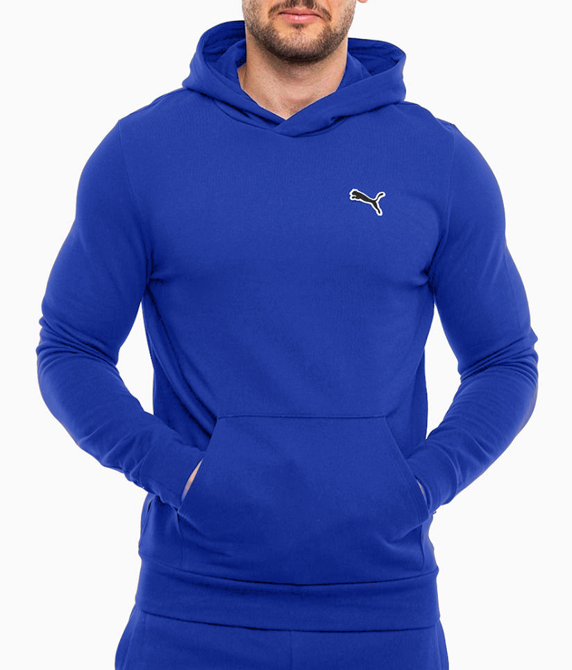3166 Bluza Męska Puma Kangurka Z Kapturem Sportowa Bawełniana L