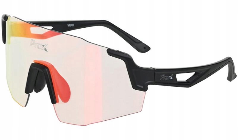 Okulary rowerowe Prox Viu II czarne, Phtochrom
