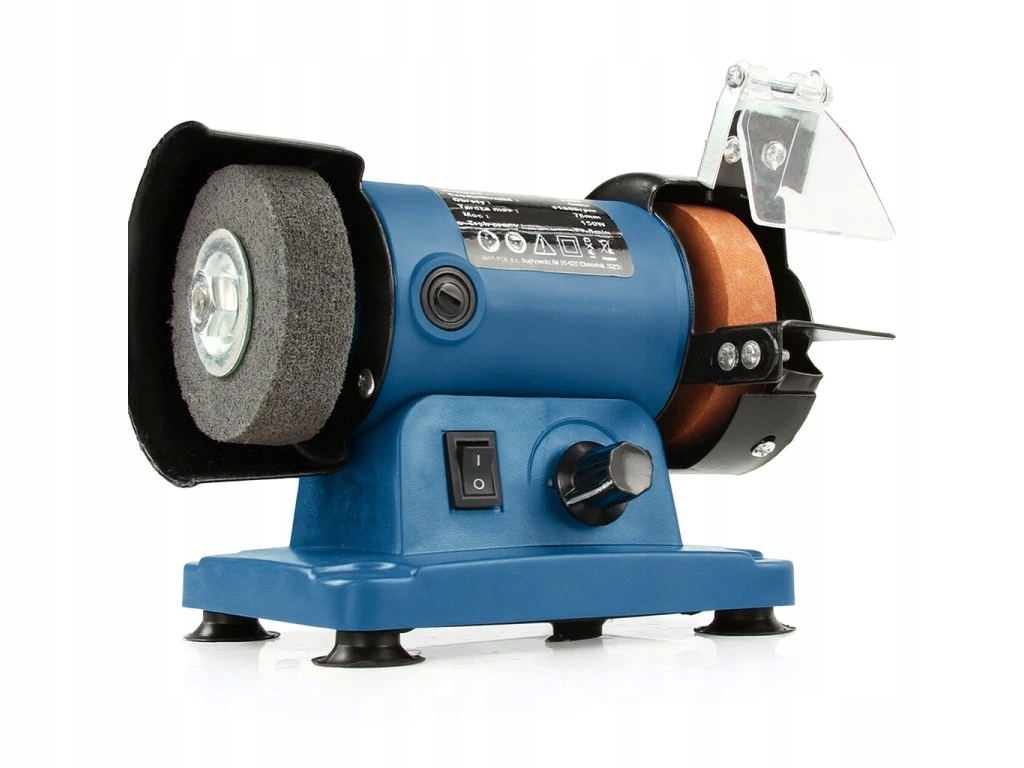 Stolní Bruska Kamenová 2X Kámen 75 mm Stacionární Pomalý Start 1950 W