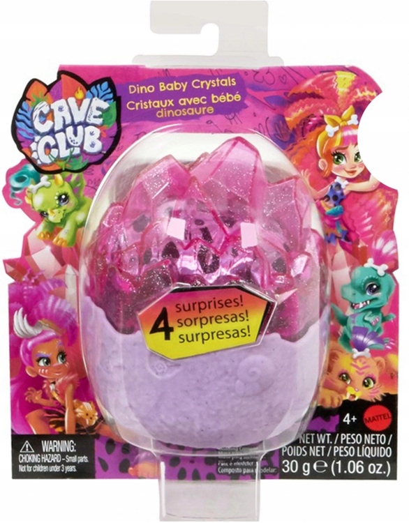 

Cave Club Dino Kryształ Fioletowy GNL97 Mattel