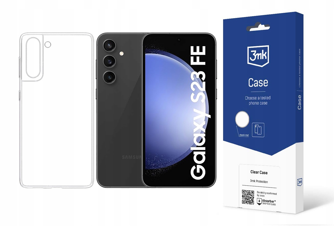 Etui 3mk Clear Case na Samsung Galaxy S23 Fe przezroczyste 3mk Protection