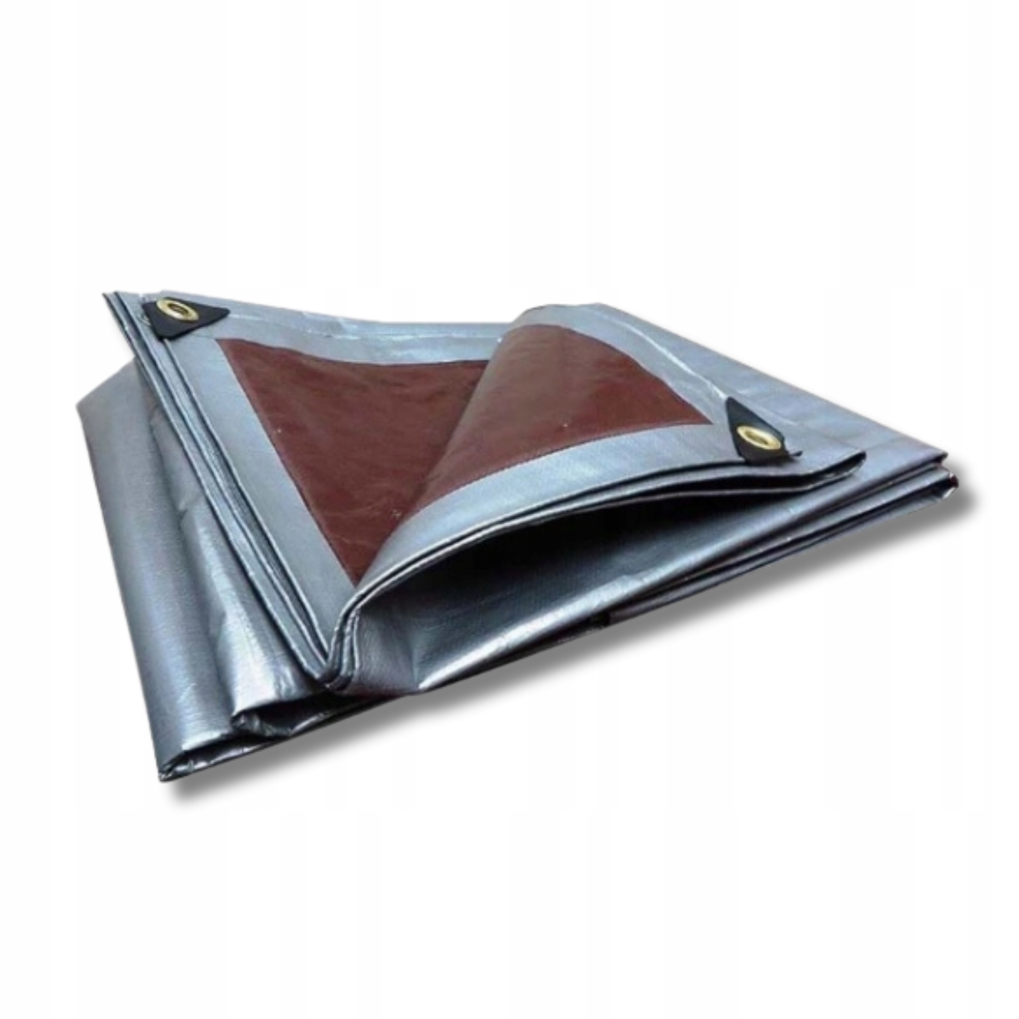 Plachta plachta prikrývka kryt 6x8 m 2W strieborno-hnedá 1 kus