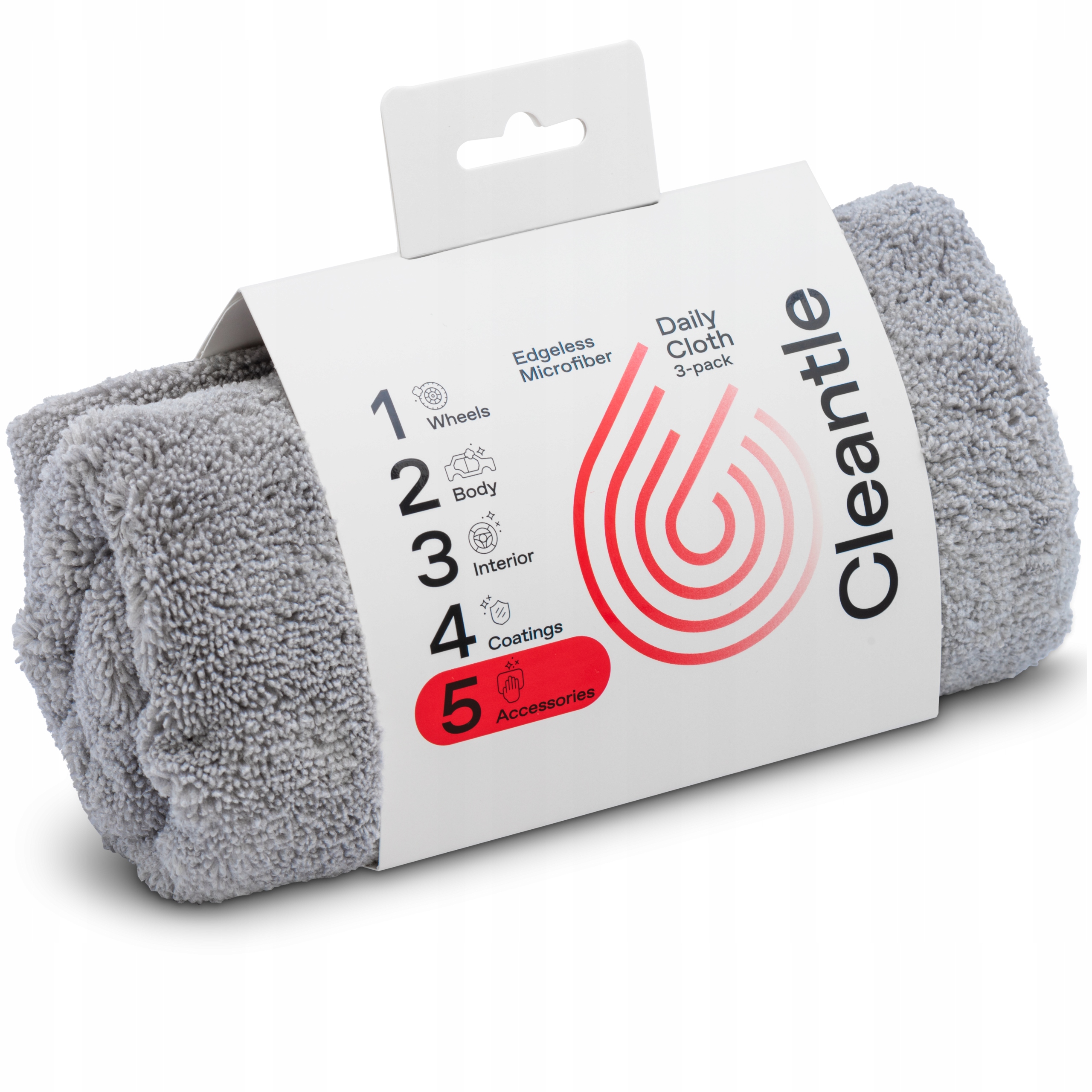 Cleantle Daily Cloth 3-pack Zestaw 3 sztuk mikrofibr 40x40cm 360gsm