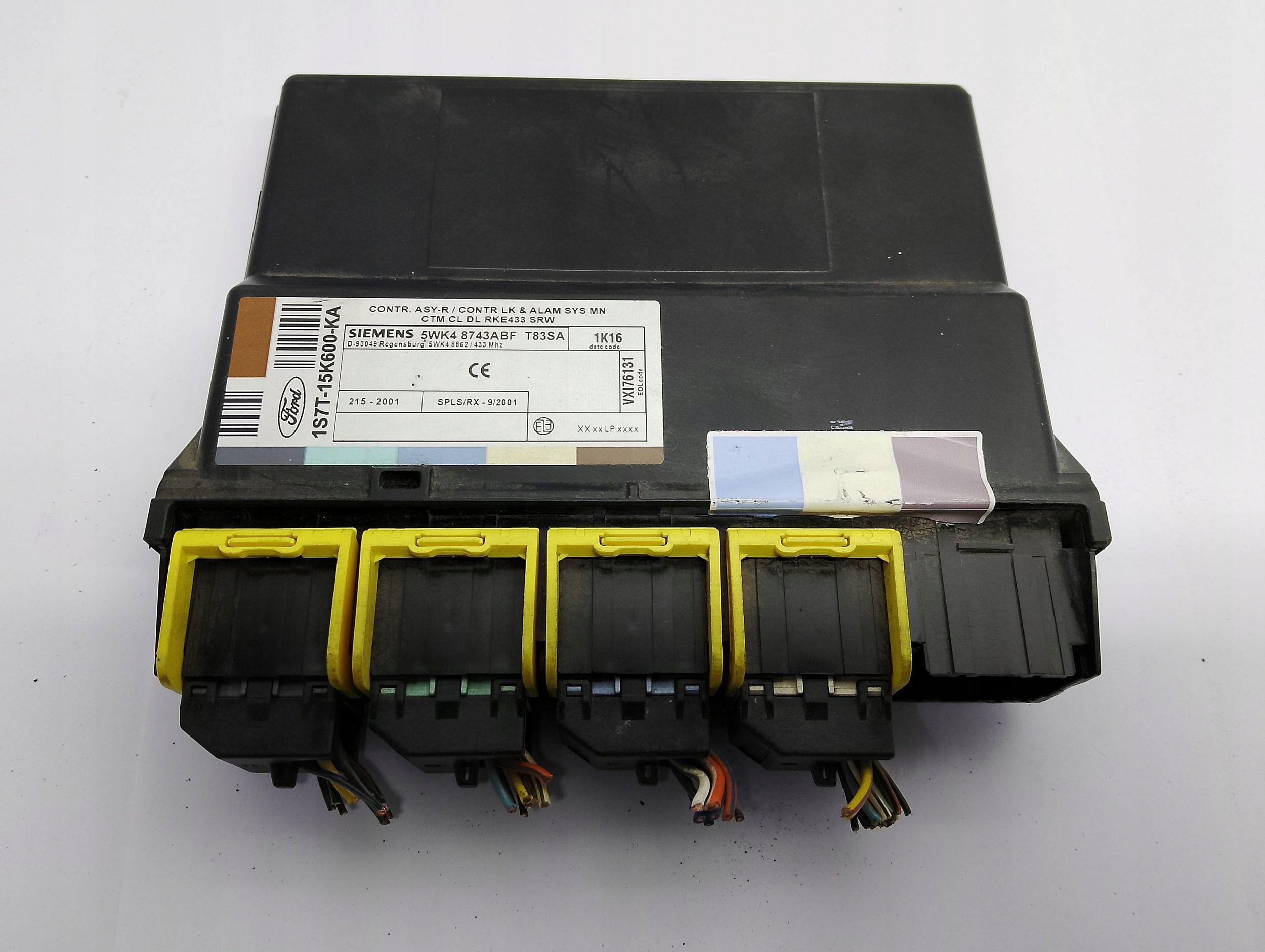 computer control unit comfort control unit Ford 1S7T15K600KA