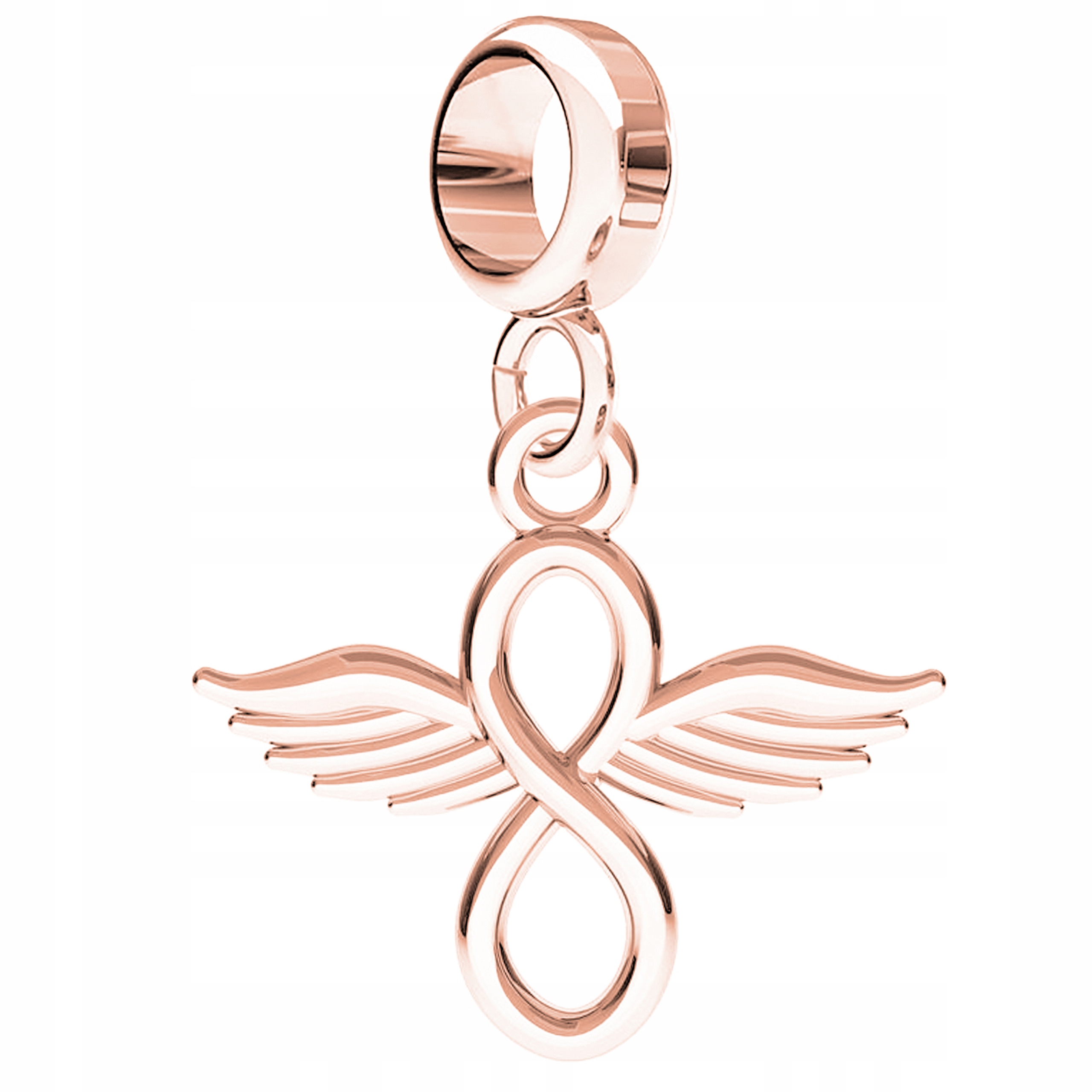 Charms Pozlacený pták s nekonečnem Ptáček Nekonečno Stříbro 925