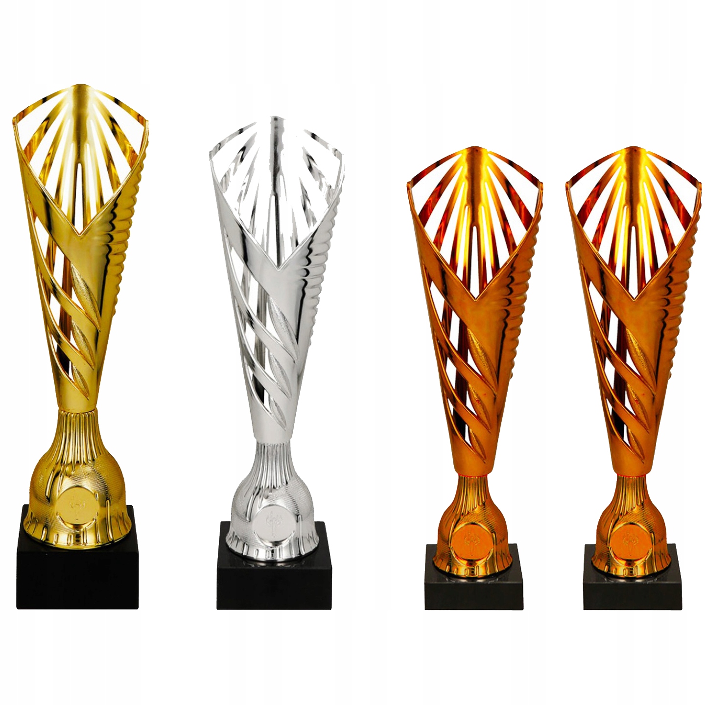 Puchar Puchary Zestaw Pucharów Komplet Duży 4 Sztuki 9086 Grawer