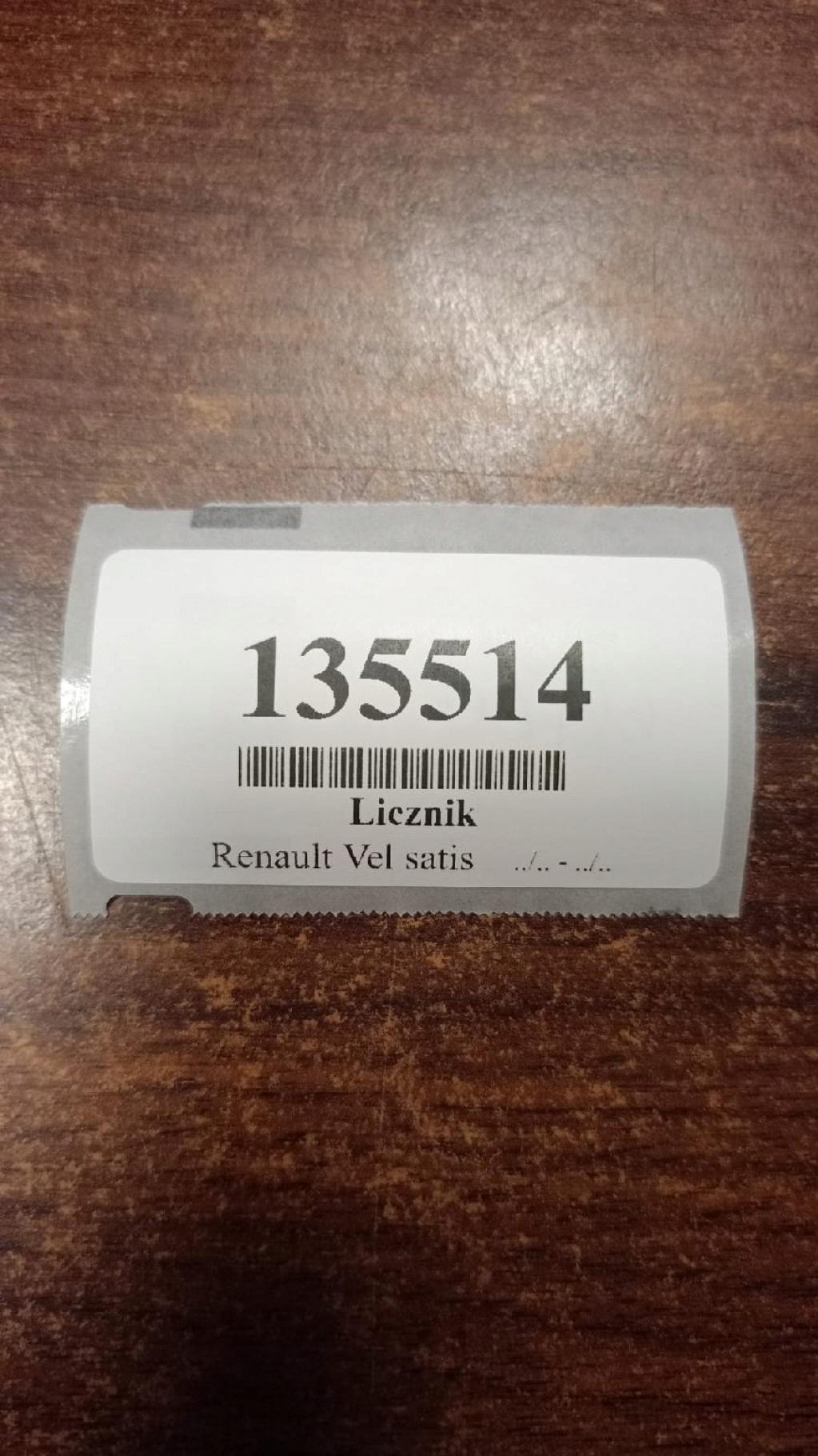RENAULT VEL SATIS 3.0 dials 8200263368