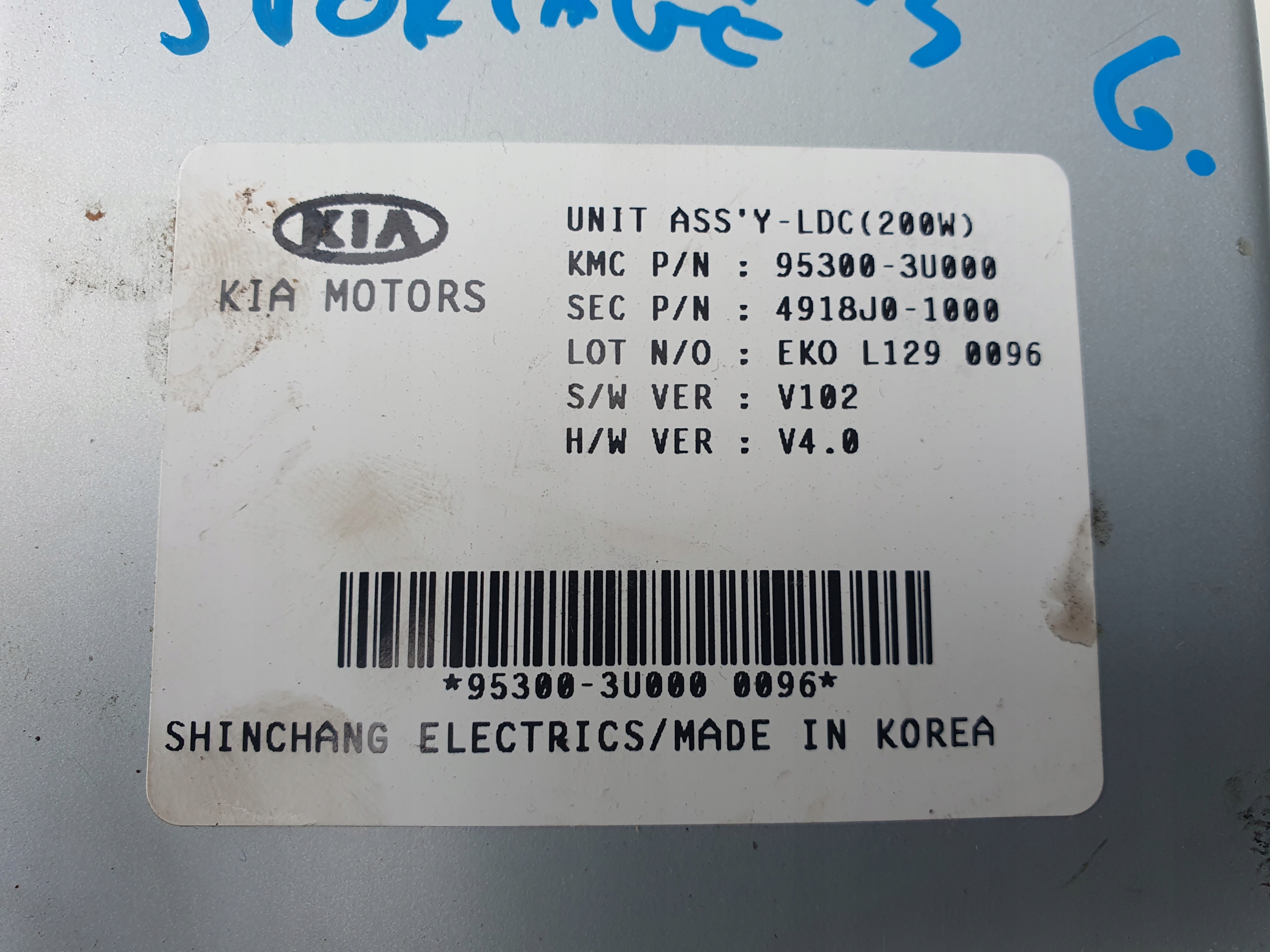 Kia Sportage 3 10- modul Bedienteil