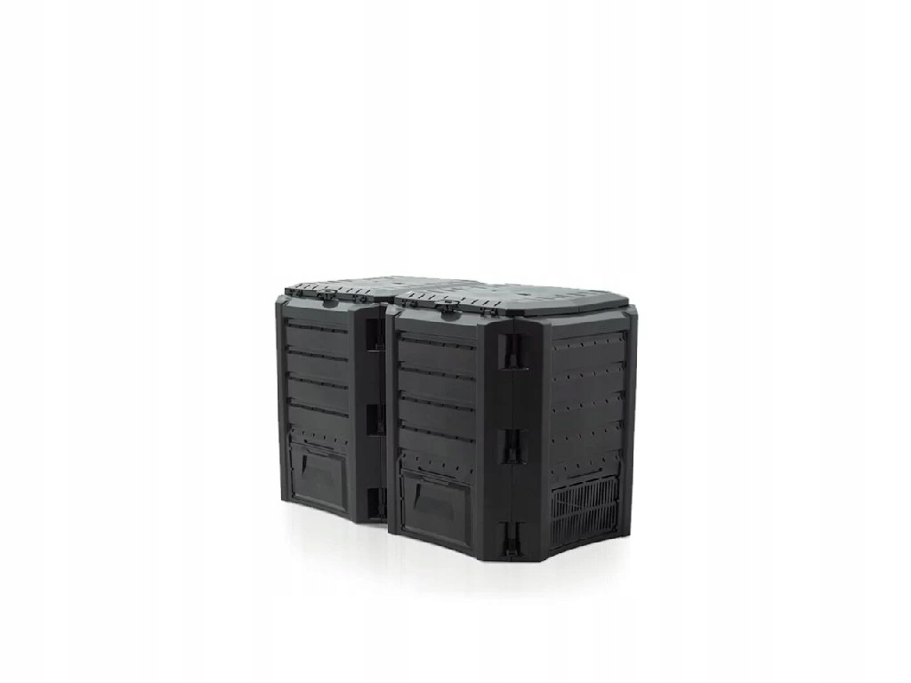 Plastový kompostér 800l, 2 moduly čierny Module Compogreen IKSM800C