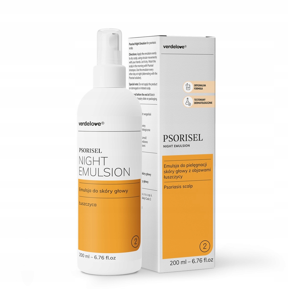 Verdelove Psorisel Emulsja do skóry głowy z objawami łuszczycy 200ml