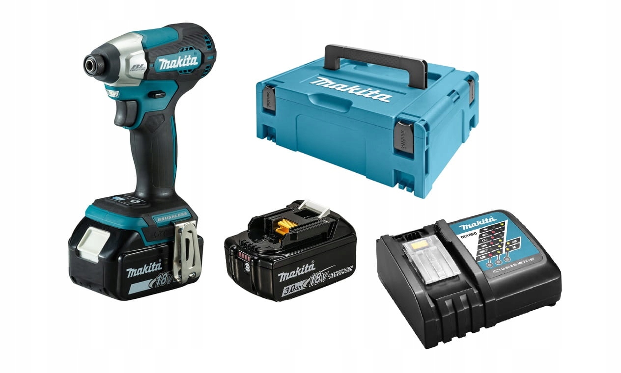Makita DTD157RFJ Zakrętarka Udarowa 18V 1/4 2x3Ah
